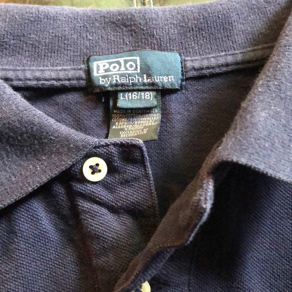 Boys Polo shirt size L (16/18) - Picture 2 of 3